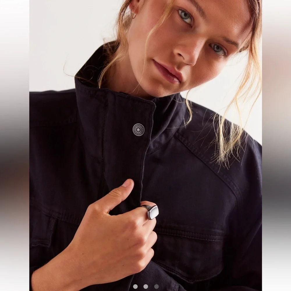 FREE PEOPLE UTILITY JACKET SZ M. NWOT - Picture 7 of 9